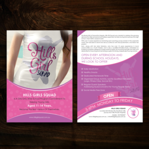 Flyer Design by uk for Hills Girl Squad | Design: #12818390