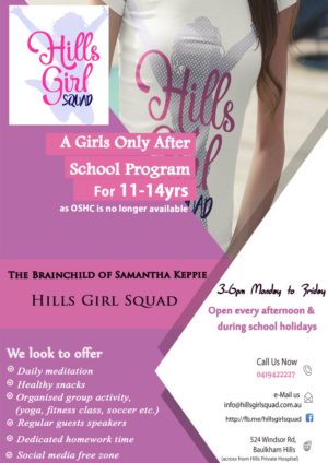 Flyer-Design von Kowzi für Hills Girl Squad | Design: #12820631