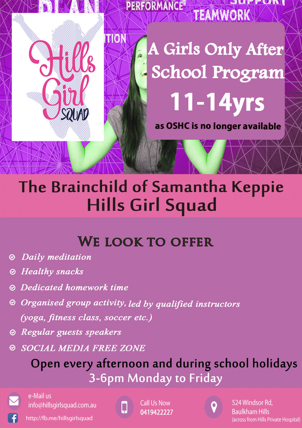 Flyer-Design von Kowzi für Hills Girl Squad | Design #12820944