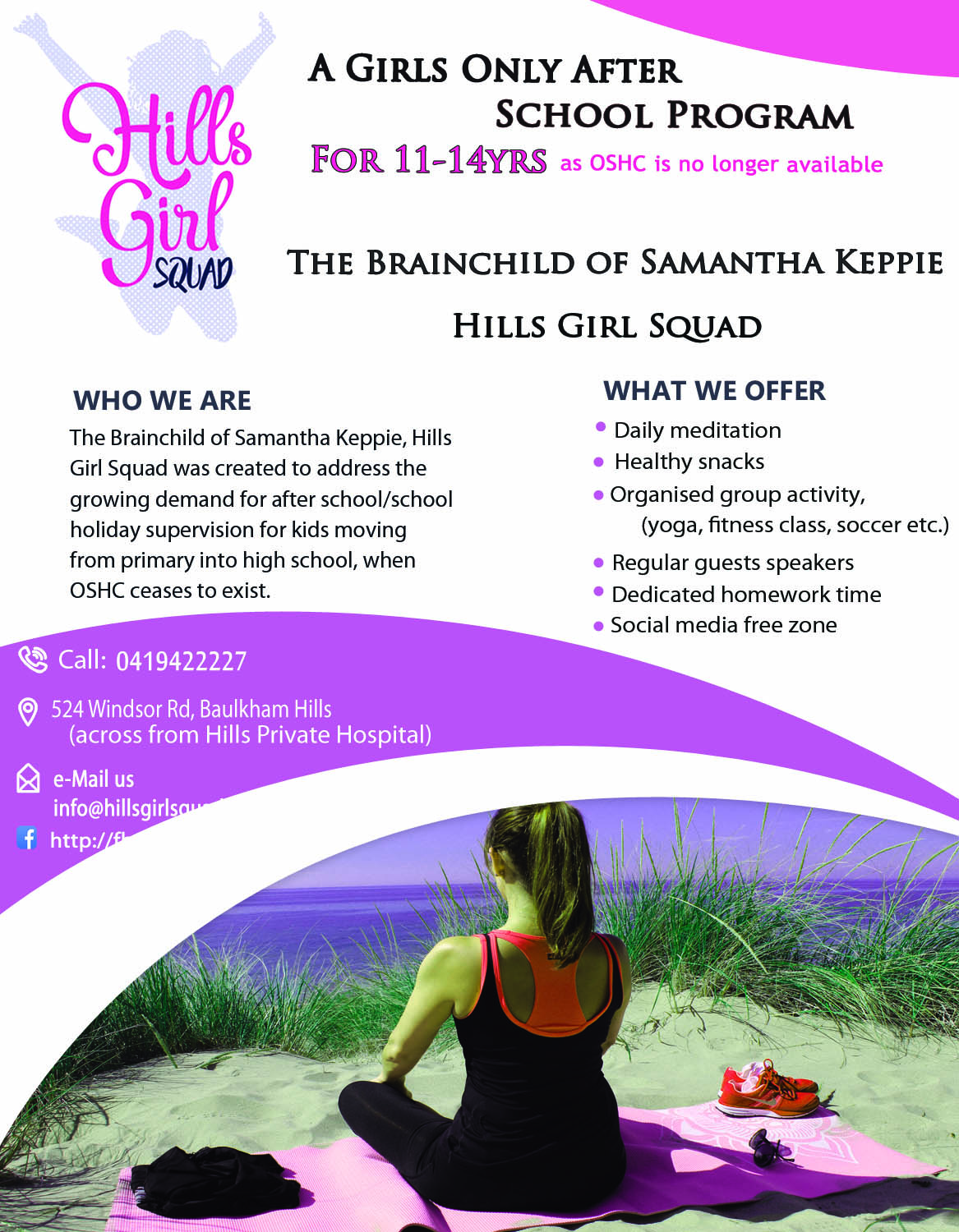 Flyer-Design von Kowzi für Hills Girl Squad | Design #12822247