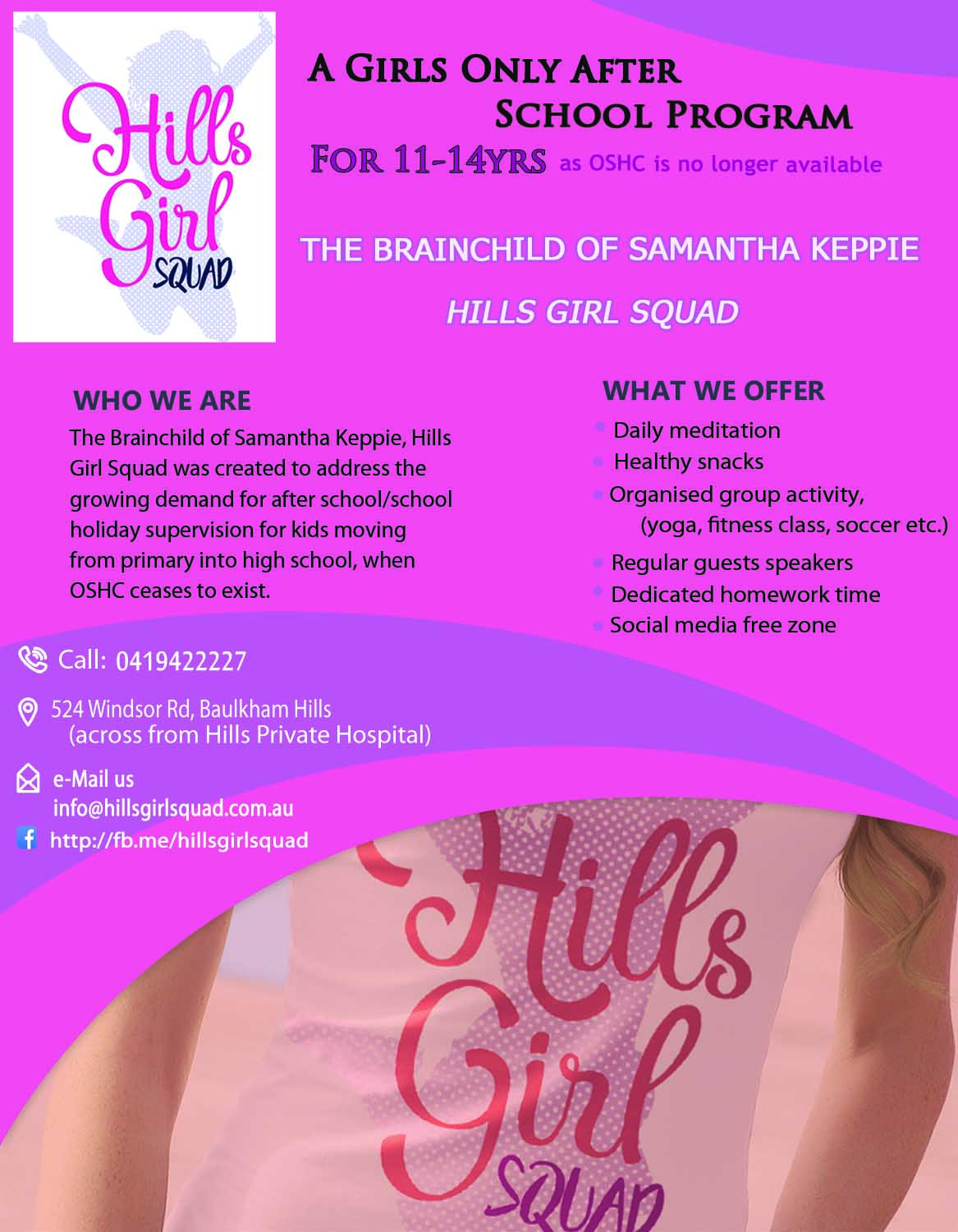 Flyer Design by Kowzi for Hills Girl Squad | Design #12822456