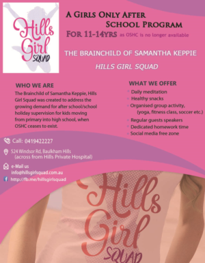 Flyer-Design von Kowzi für Hills Girl Squad | Design: #12822456