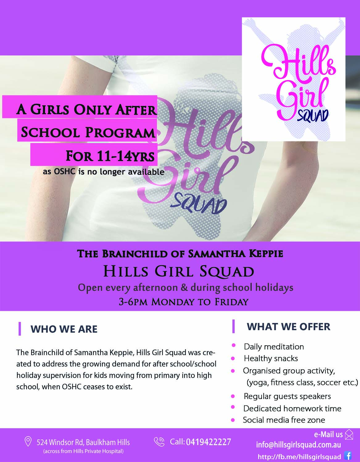 Flyer Design by Kowzi for Hills Girl Squad | Design #12822586