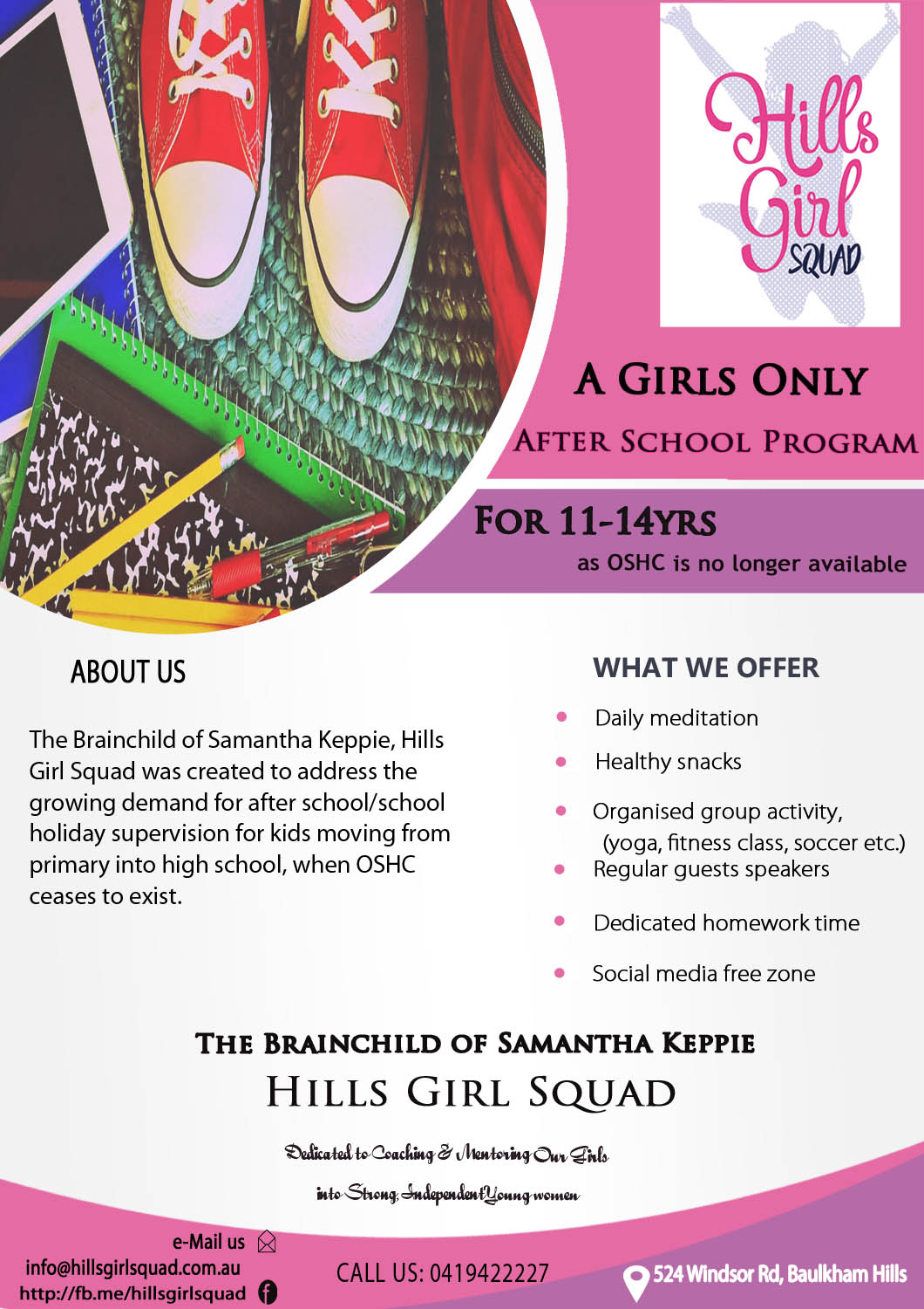 Flyer-Design von Kowzi für Hills Girl Squad | Design #12823212