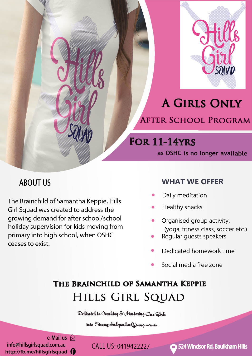 Flyer Design by Kowzi for Hills Girl Squad | Design #12823312