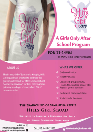 Flyer-Design von Kowzi für Hills Girl Squad | Design: #12823409