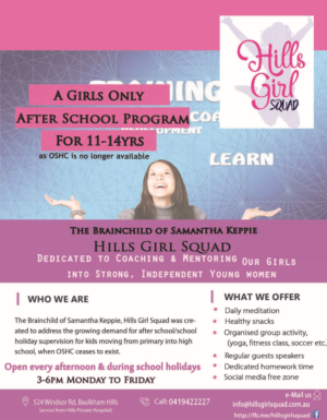 Flyer Design by Kowzi for Hills Girl Squad | Design: #12829455