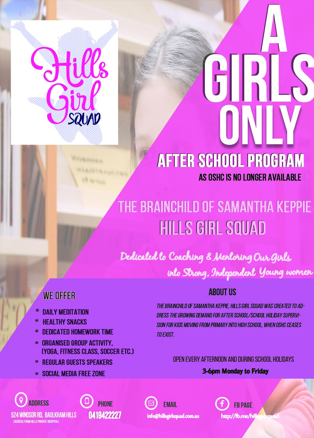 Flyer-Design von Kowzi für Hills Girl Squad | Design #12830966