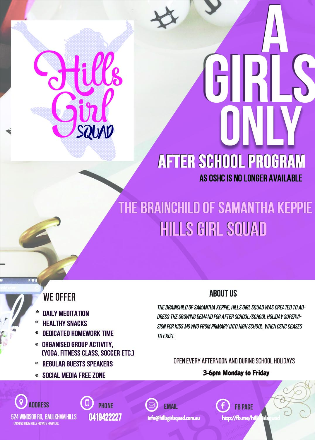 Flyer Design by Kowzi for Hills Girl Squad | Design #12831826