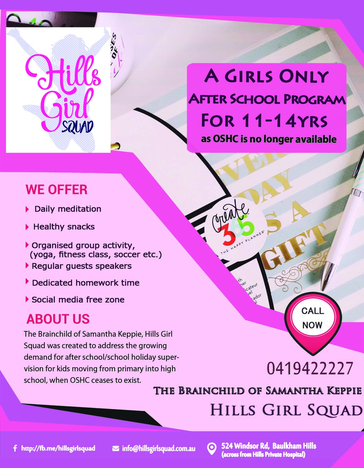Design de Flyer par Kowzi pour Hills Girl Squad | Design #12831940