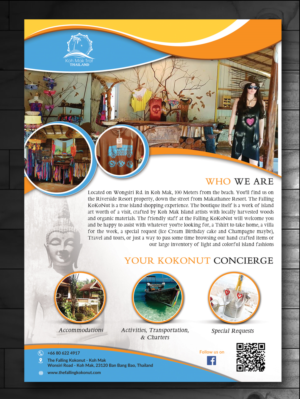 Flyer Design by innovative earth for The Falling kokonut | Design: #12781990