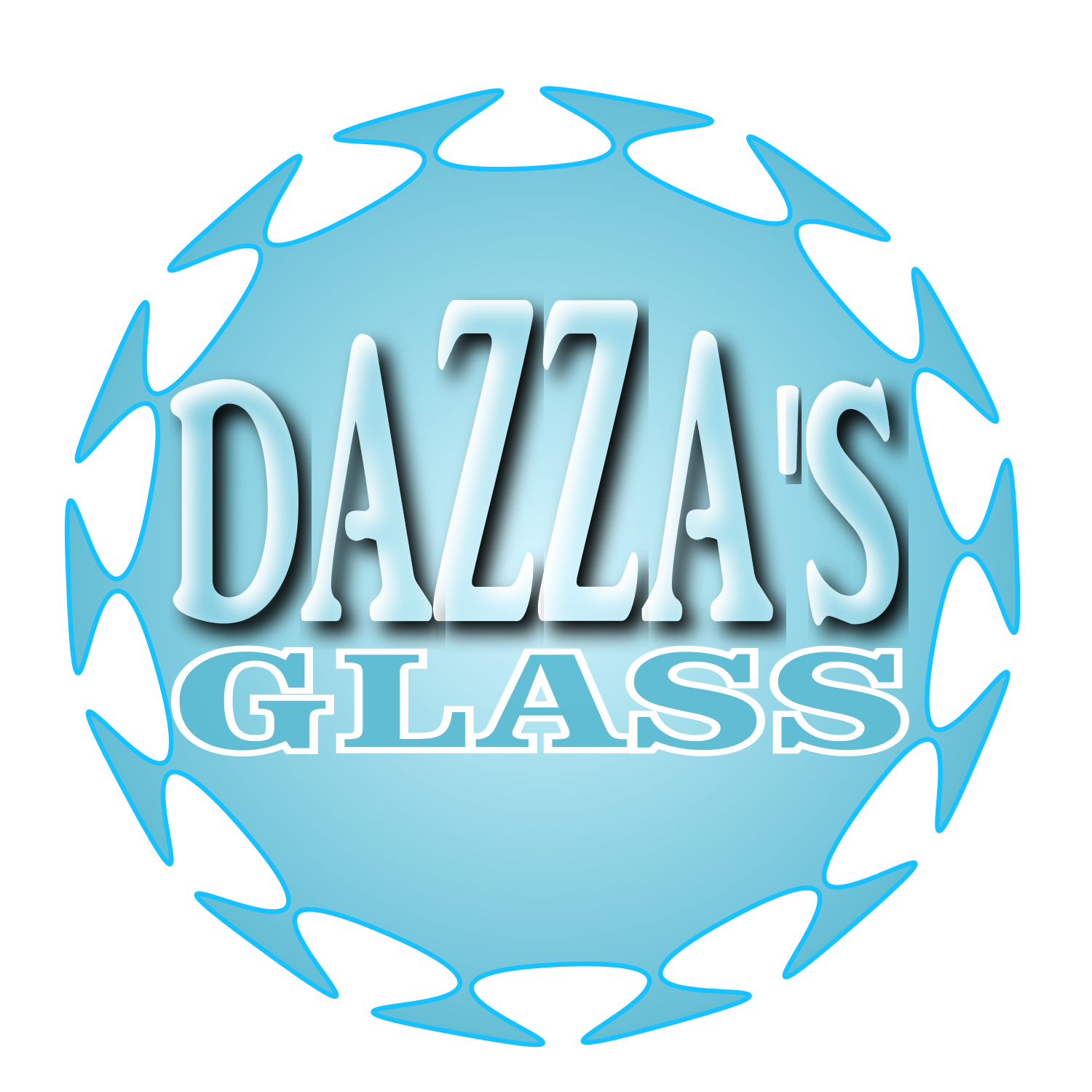 Logo Design by meena_azzollini 2 for dazza's glass | Design #12879768