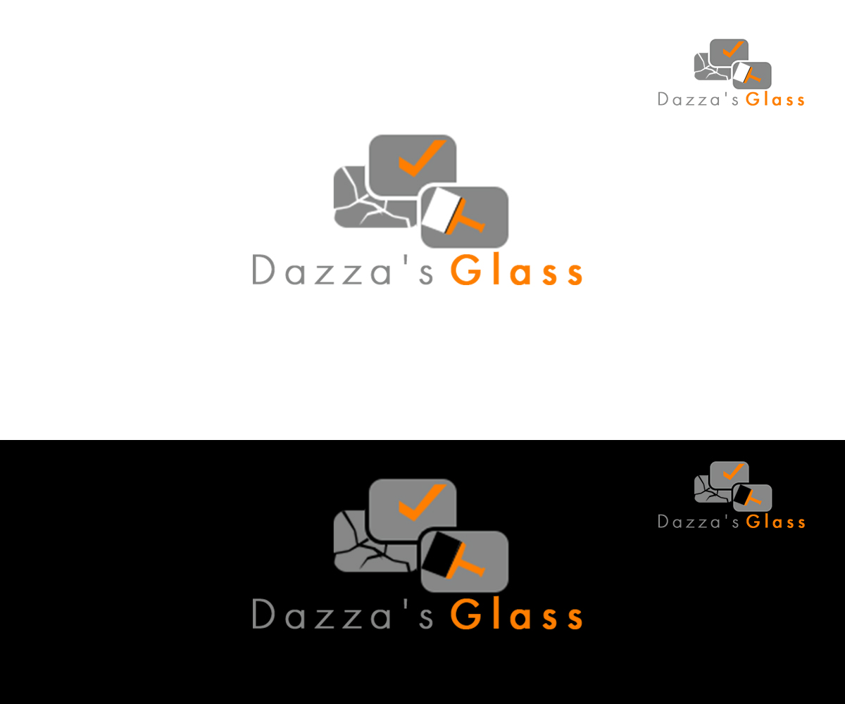 Logo Design by LJ Creation for dazza's glass | Design #12881398
