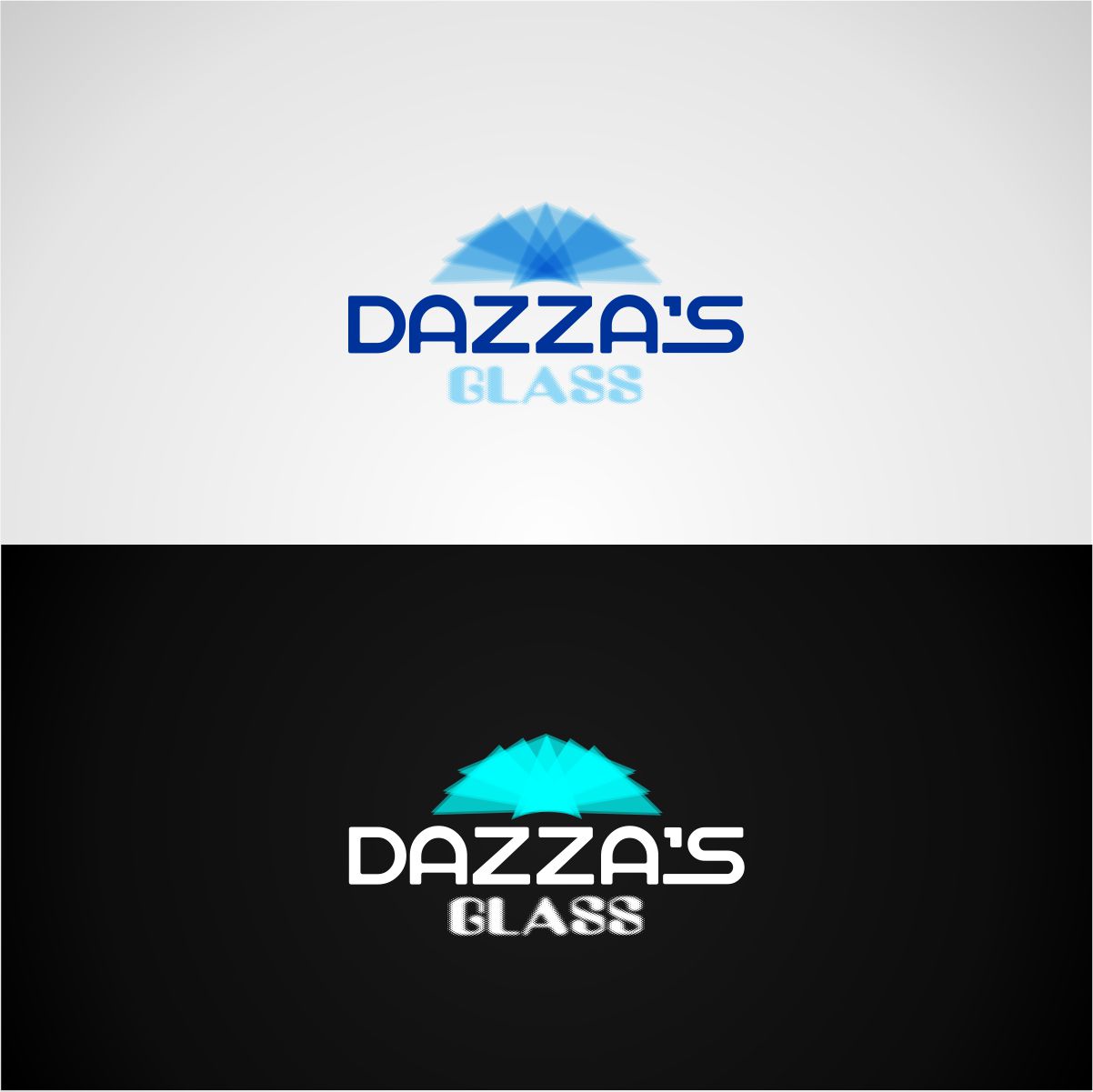 Logo Design by FlorinMH for dazza's glass | Design #12795247