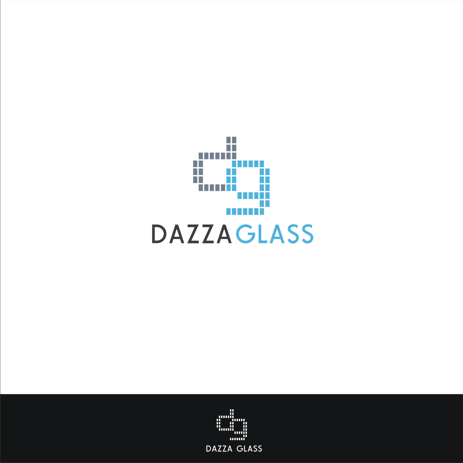 Logo Design by LYNDZ GRAPHIC for dazza's glass | Design #12794993