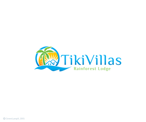 TikiVillas Rainforest Lodge | Diseño de Logo por GreenLamp