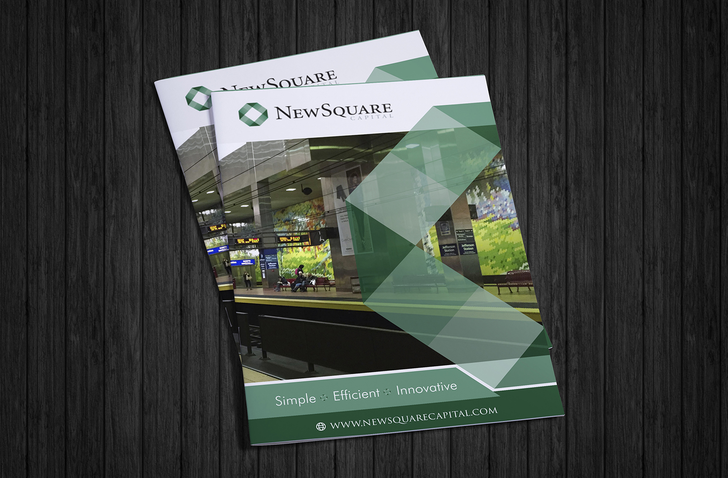 Broschüren-Design von ecorokerz für NewSquare Capital LLC | Design #12785092