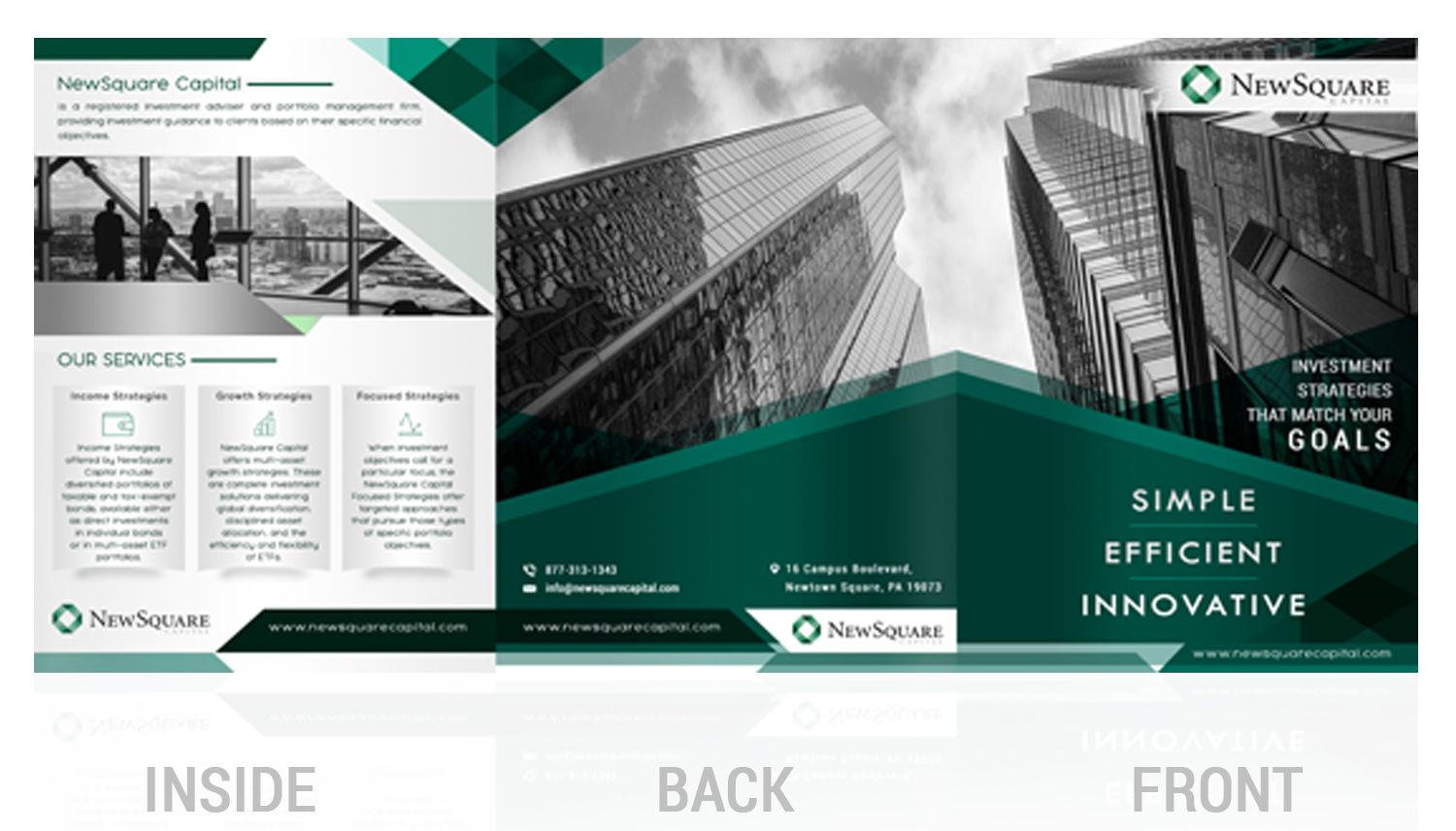 Design de Brochure par SAI DESIGNS pour NewSquare Capital LLC | Design #12969703