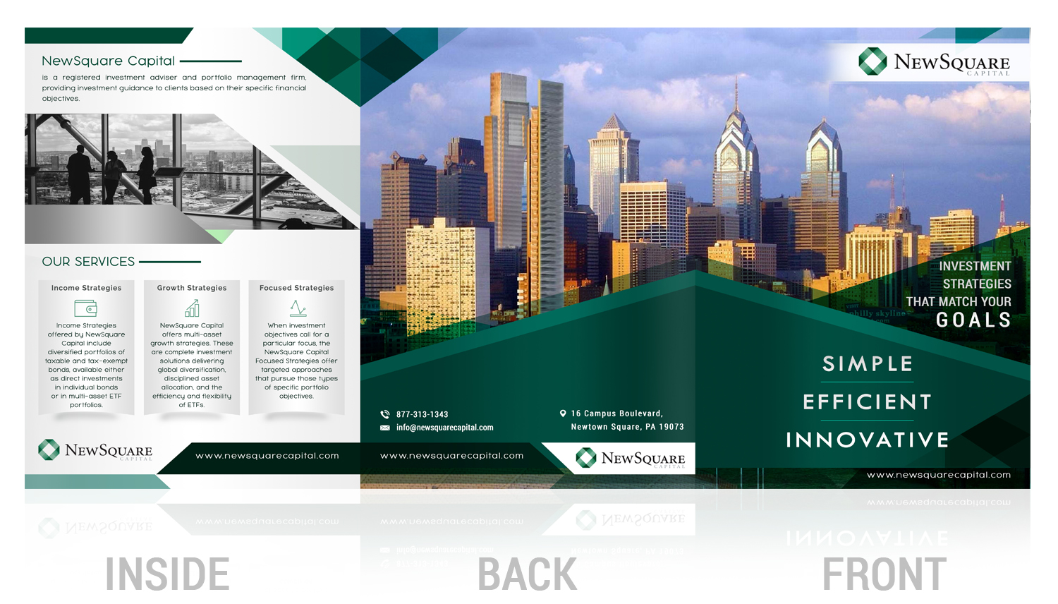 Design de Brochure par SAI DESIGNS pour NewSquare Capital LLC | Design #12969705