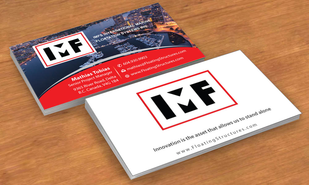 Business Card Design by Sbss for International Marine Floatation Systems, Inc. | Design #2458924