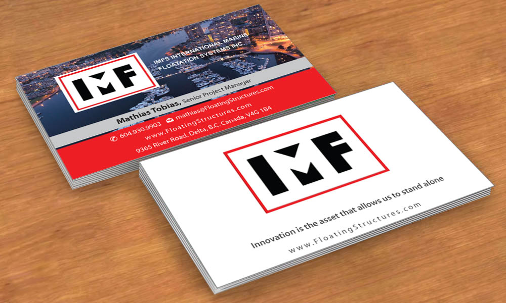 Business Card Design by Sbss for International Marine Floatation Systems, Inc. | Design #2458930