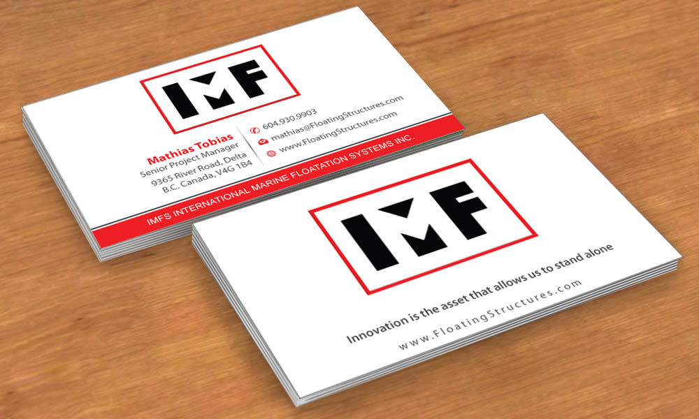 Business Card Design by Sbss for International Marine Floatation Systems, Inc. | Design #2458937