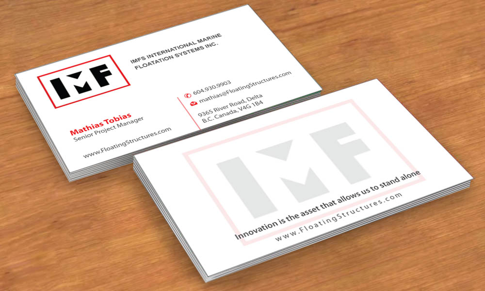 Business Card Design by Sbss for International Marine Floatation Systems, Inc. | Design #2458945