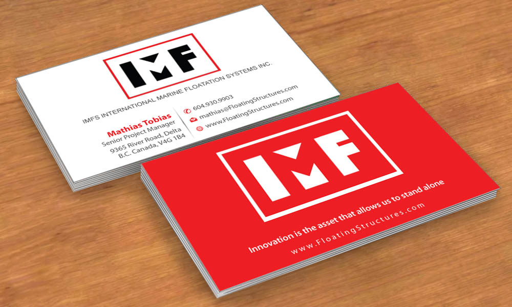 Business Card Design by Sbss for International Marine Floatation Systems, Inc. | Design #2458947
