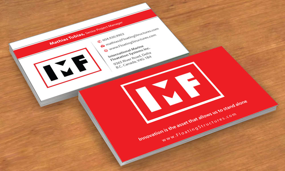 Business Card Design by Sbss for International Marine Floatation Systems, Inc. | Design #2458972