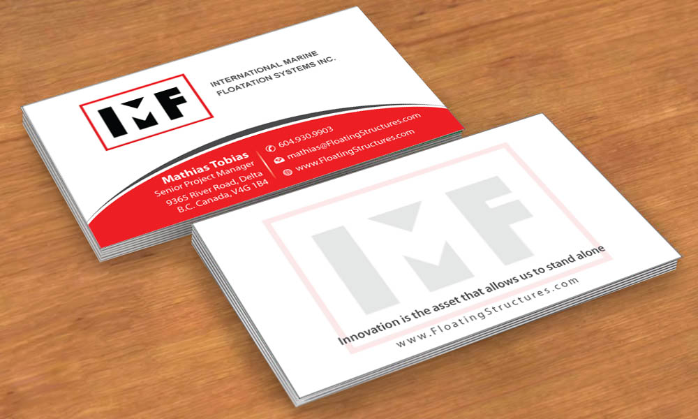 Business Card Design by Sbss for International Marine Floatation Systems, Inc. | Design #2459013