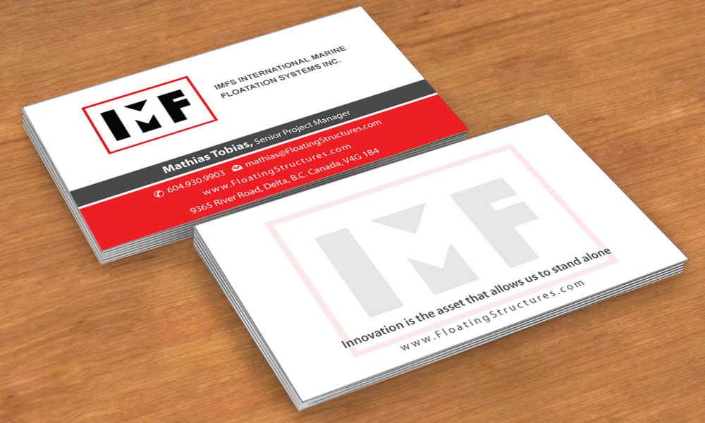 Business Card Design by Sbss for International Marine Floatation Systems, Inc. | Design #2459023
