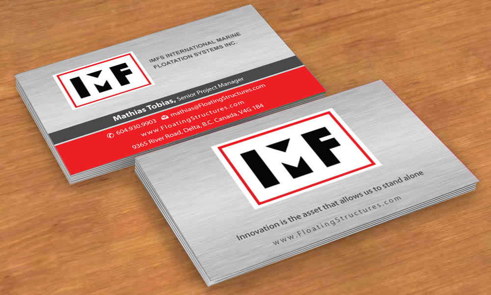 Business Card Design by Sbss for International Marine Floatation Systems, Inc. | Design #2459054