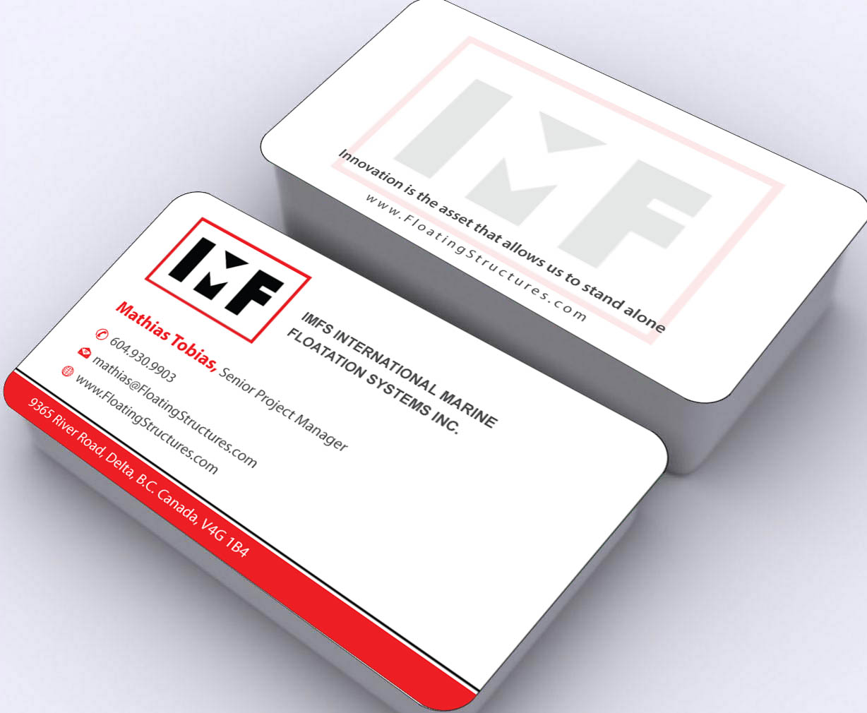 Business Card Design by Sbss for International Marine Floatation Systems, Inc. | Design #2459055