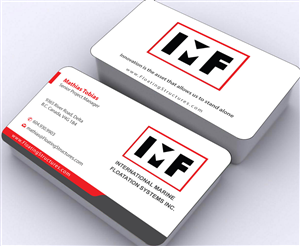 Business Card Design by Sbss for International Marine Floatation Systems, Inc. | Design: #2459075