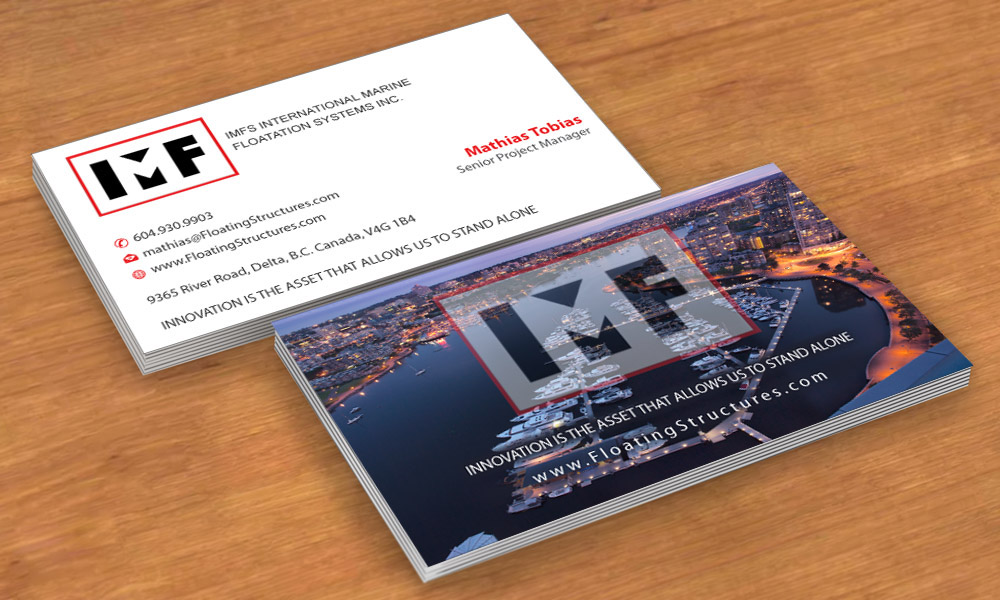 Business Card Design by Sbss for International Marine Floatation Systems, Inc. | Design #2459125