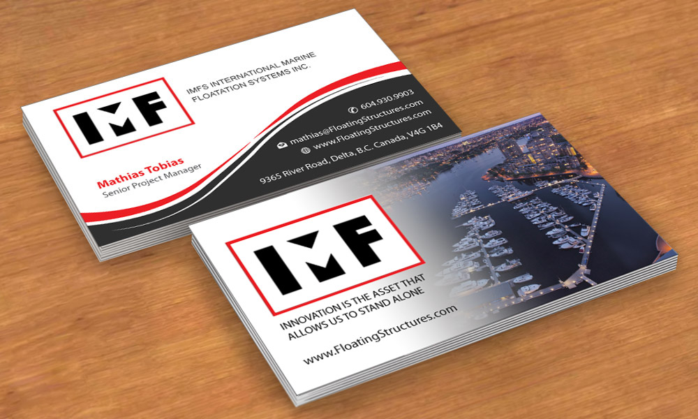 Business Card Design by Sbss for International Marine Floatation Systems, Inc. | Design #2459169