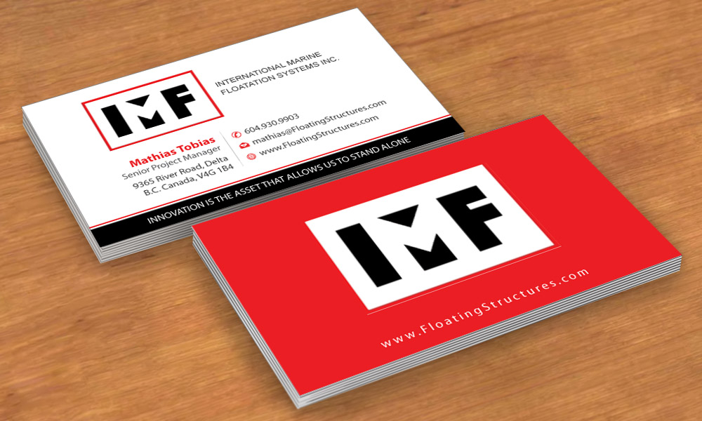 Business Card Design by Sbss for International Marine Floatation Systems, Inc. | Design #2459185