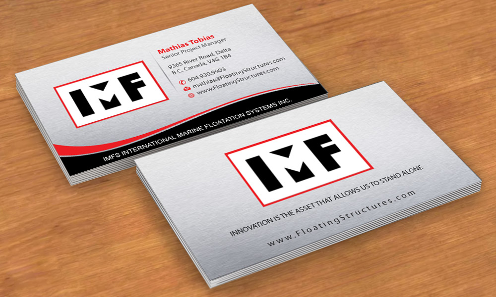 Business Card Design by Sbss for International Marine Floatation Systems, Inc. | Design #2459209