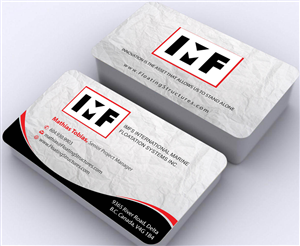 Visitenkarten-Design von Sbss für International Marine Floatation Systems, Inc. | Design: #2459252