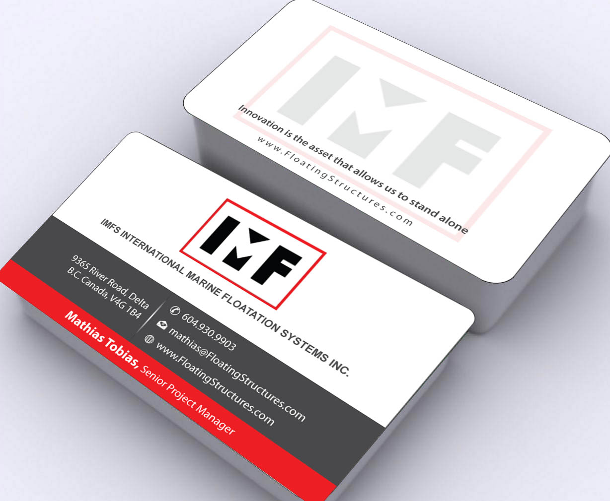 Visitenkarten-Design von Sbss für International Marine Floatation Systems, Inc. | Design #2468665