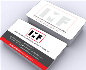 Visitenkarten-Design von Sbss für International Marine Floatation Systems, Inc. | Design: #2468665