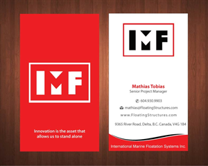 Visitenkarten-Design von Sbss für International Marine Floatation Systems, Inc. | Design: #2468670