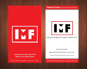 Visitenkarten-Design von Sbss für International Marine Floatation Systems, Inc. | Design: #2468671