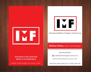 Visitenkarten-Design von Sbss für International Marine Floatation Systems, Inc. | Design: #2468673