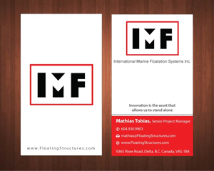 Visitenkarten-Design von Sbss für International Marine Floatation Systems, Inc. | Design: #2468674
