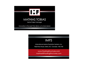 Business Card Design by Preethu for International Marine Floatation Systems, Inc. | Design: #2455157