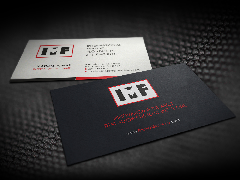 Business Card Design by logodentity for International Marine Floatation Systems, Inc. | Design #2454061