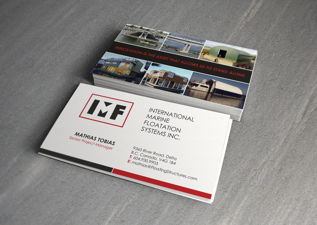 Business Card Design by logodentity for International Marine Floatation Systems, Inc. | Design #2462004
