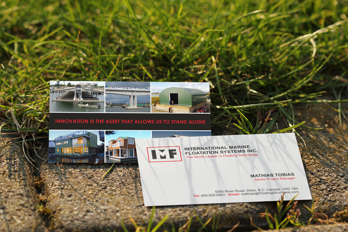Visitenkarten-Design von logodentity für International Marine Floatation Systems, Inc. | Design #2462037