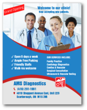 Flyer Design by citygirl17 for AMS DIAGNOSTICS | Design: #12819209